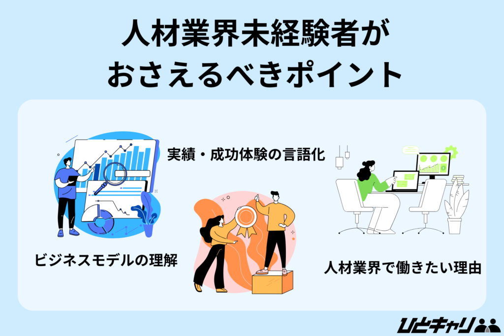 人材業界未経験者がおさえるべきポイント